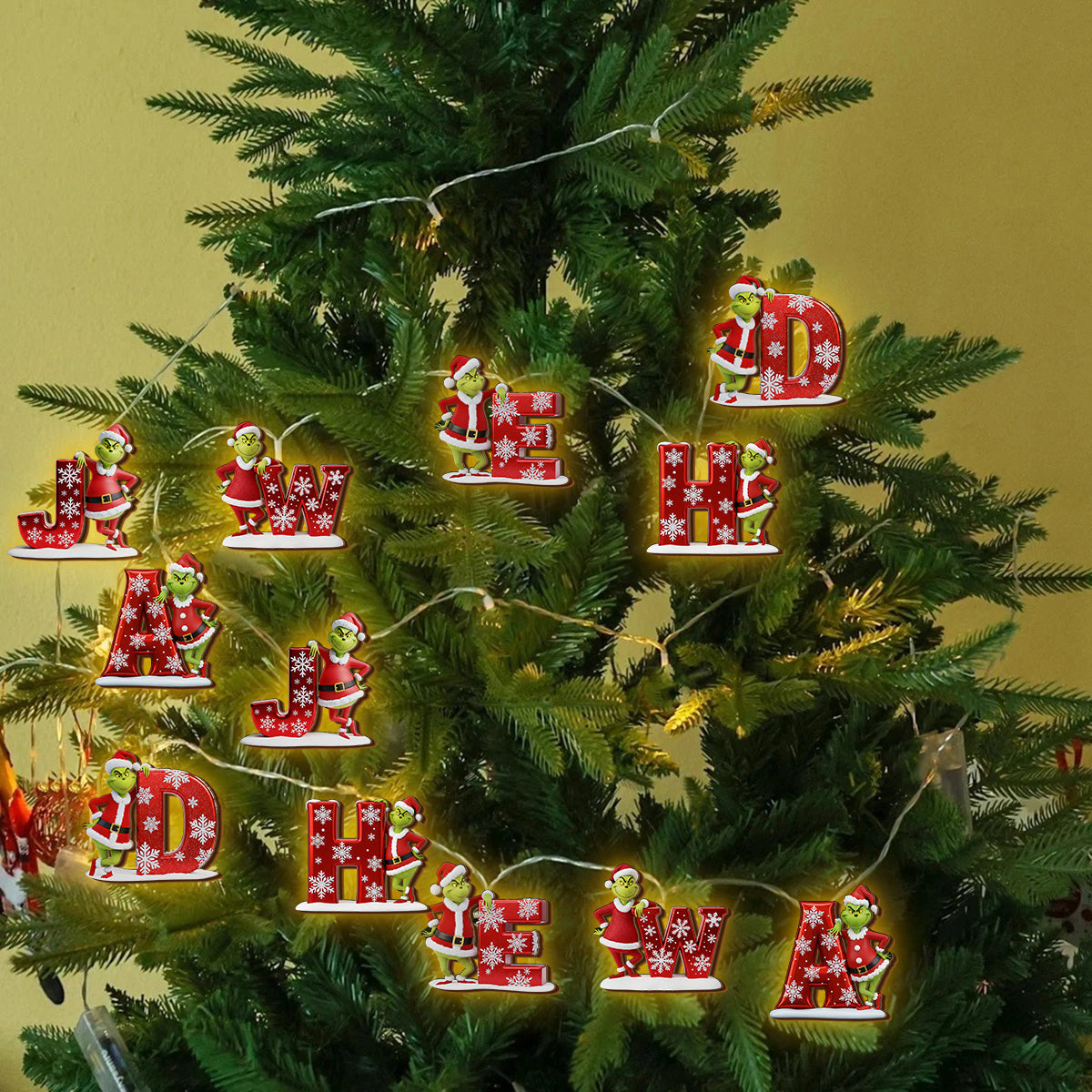 Merry Christmas - Personalized Stole Christmas String Lights