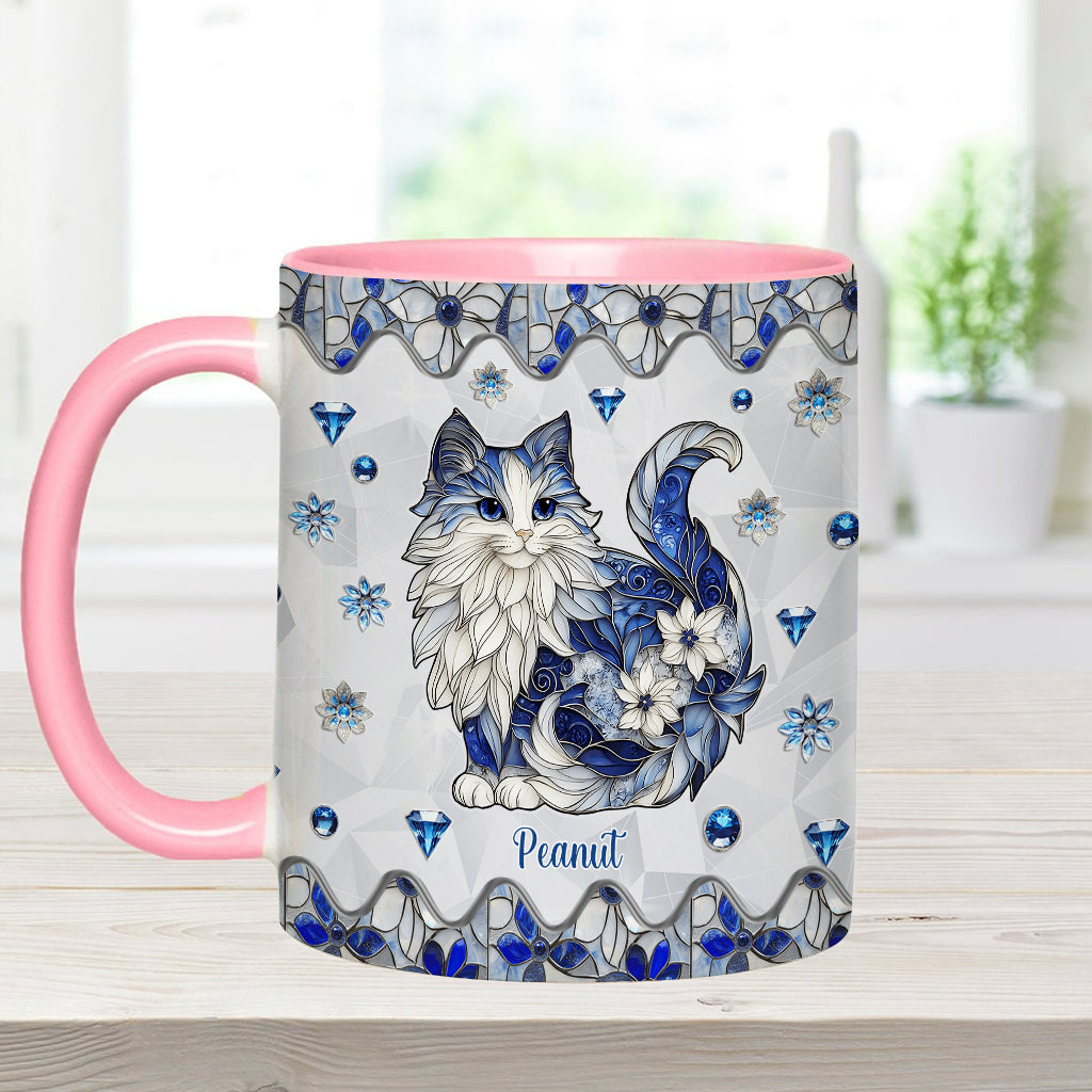 Mug personnalisé avec motif chat mignon