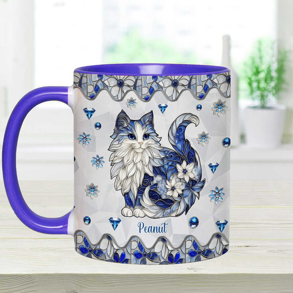 Mug personnalisé avec motif chat mignon