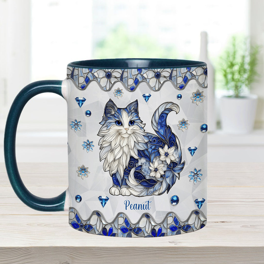 Mug personnalisé avec motif chat mignon