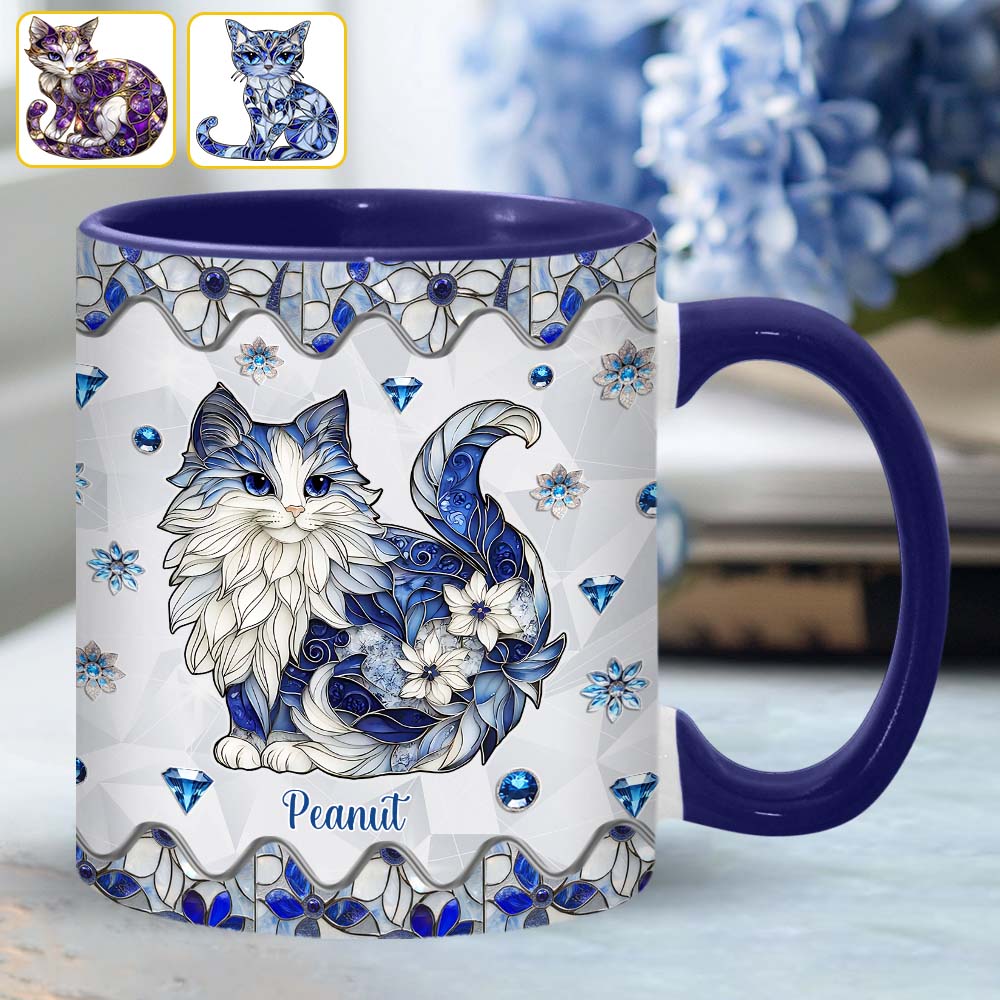 Mug personnalisé avec motif chat mignon