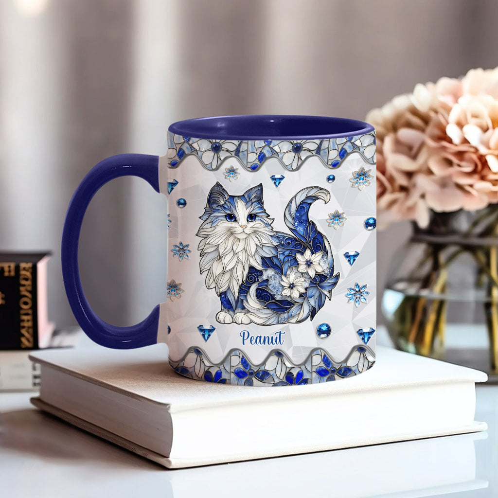 Mug personnalisé avec motif chat mignon