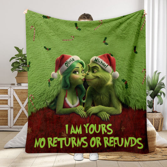 I Am Yours - Personalized Stole Christmas Blanket