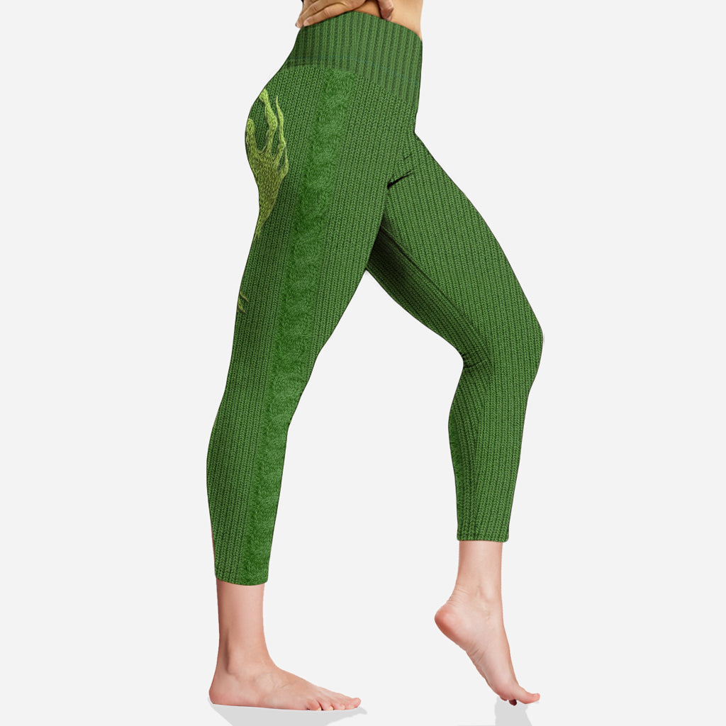 He Stole My Heart And Owns My Ass - Personalized Stole Christmas Leggings