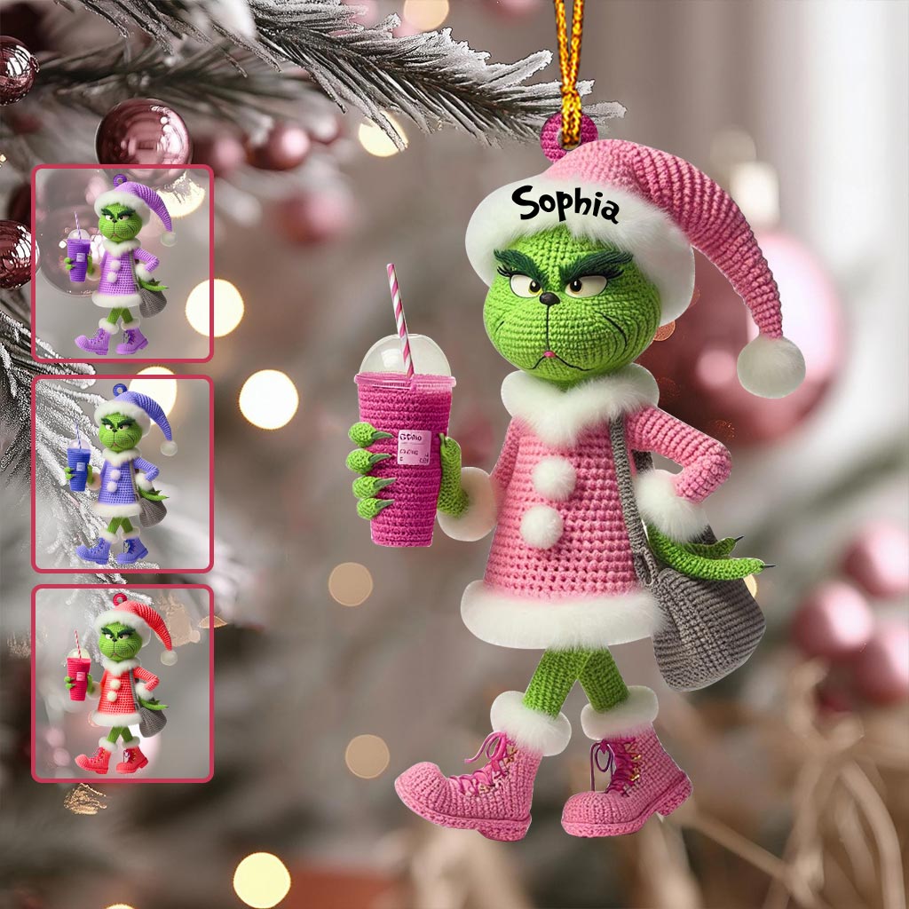 Joyeux Grinchmas - Étole de Noël personnalisée