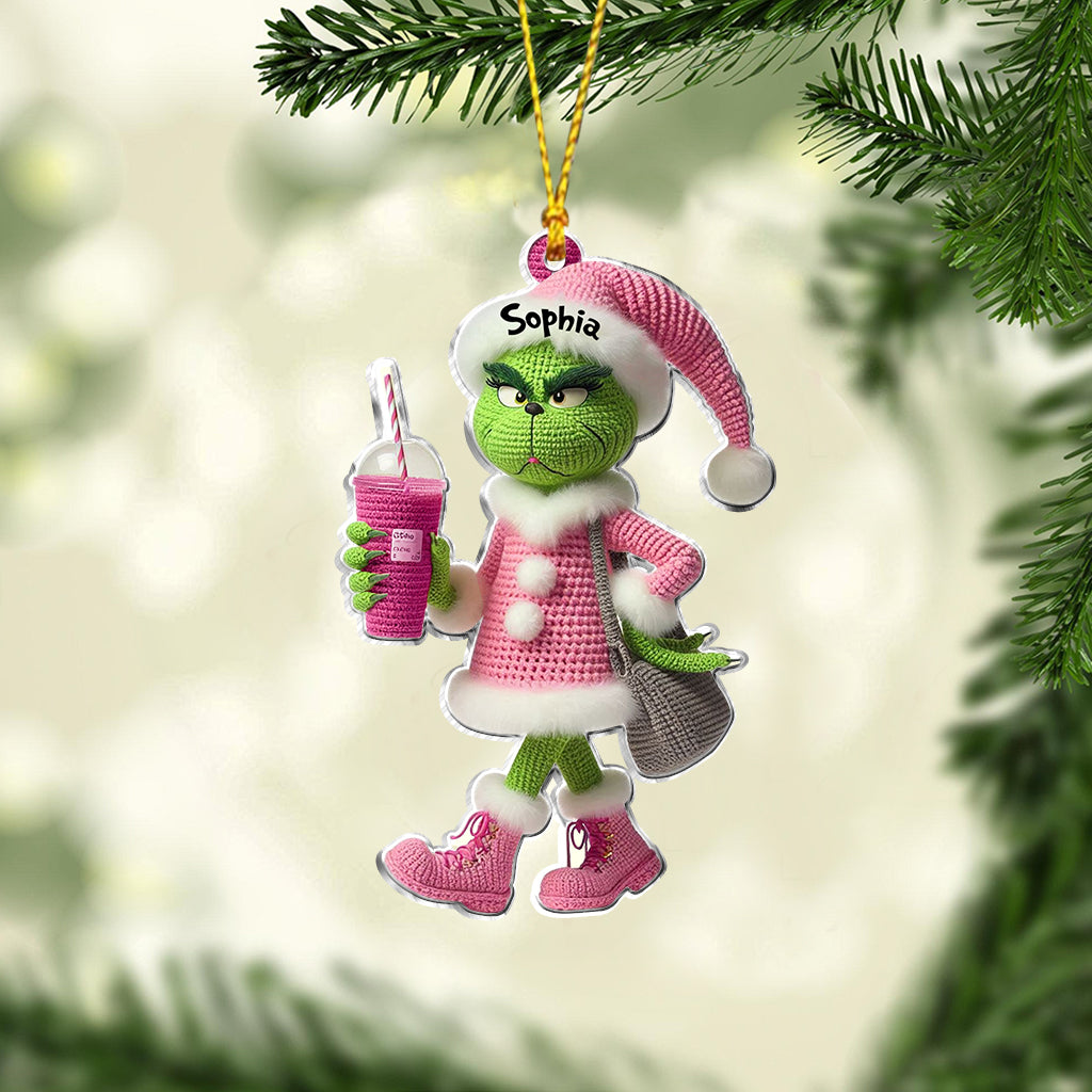 Joyeux Grinchmas - Étole de Noël personnalisée