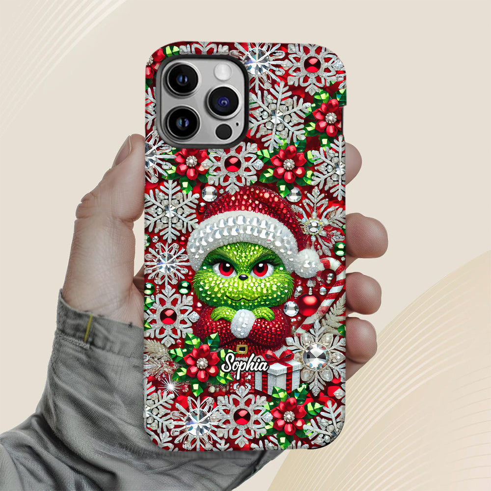 Merry Grinchmas - Personalized Stole Christmas Full Print Phone Case