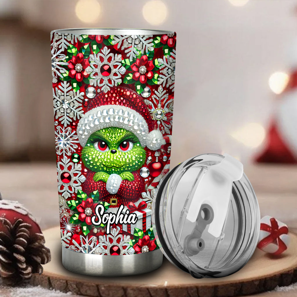 Merry Grinchmas - Personalized Stole Christmas Tumbler