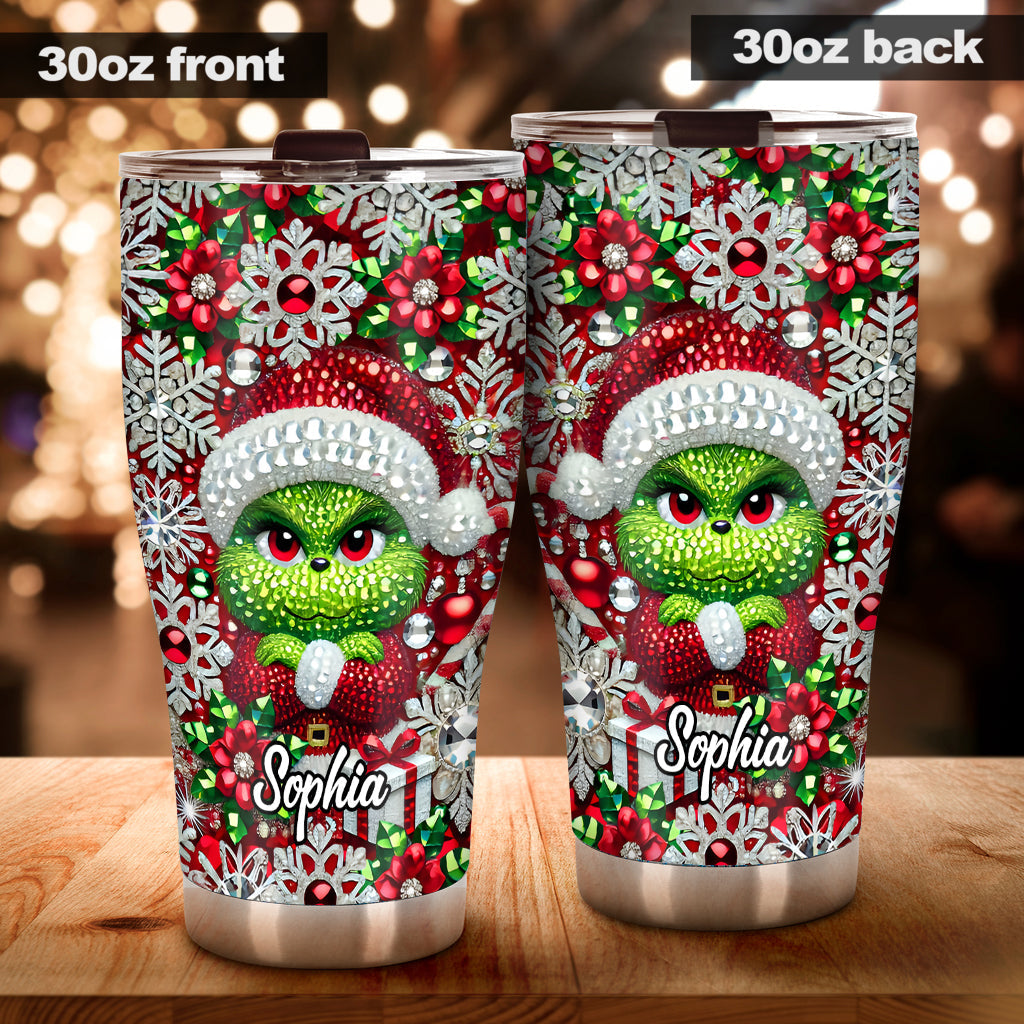 Merry Grinchmas - Personalized Stole Christmas Tumbler