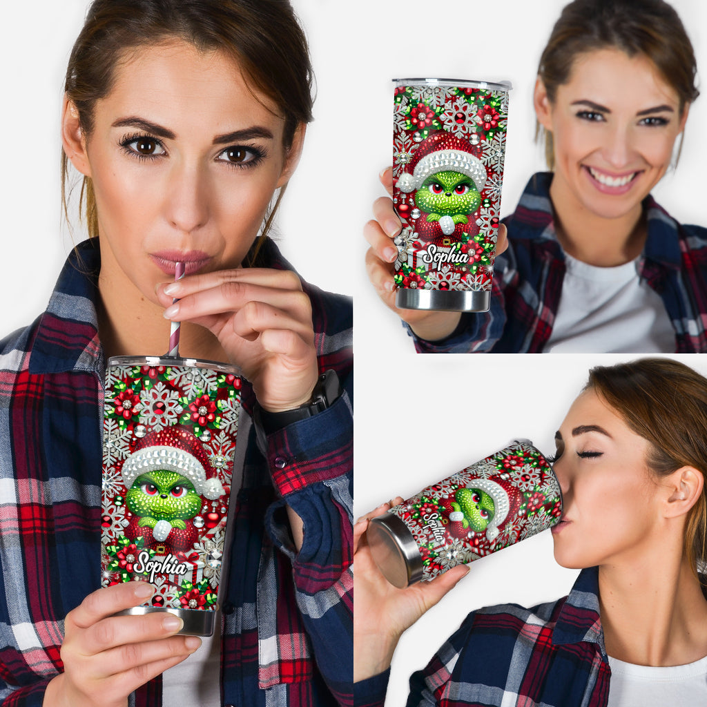 Merry Grinchmas - Personalized Stole Christmas Tumbler