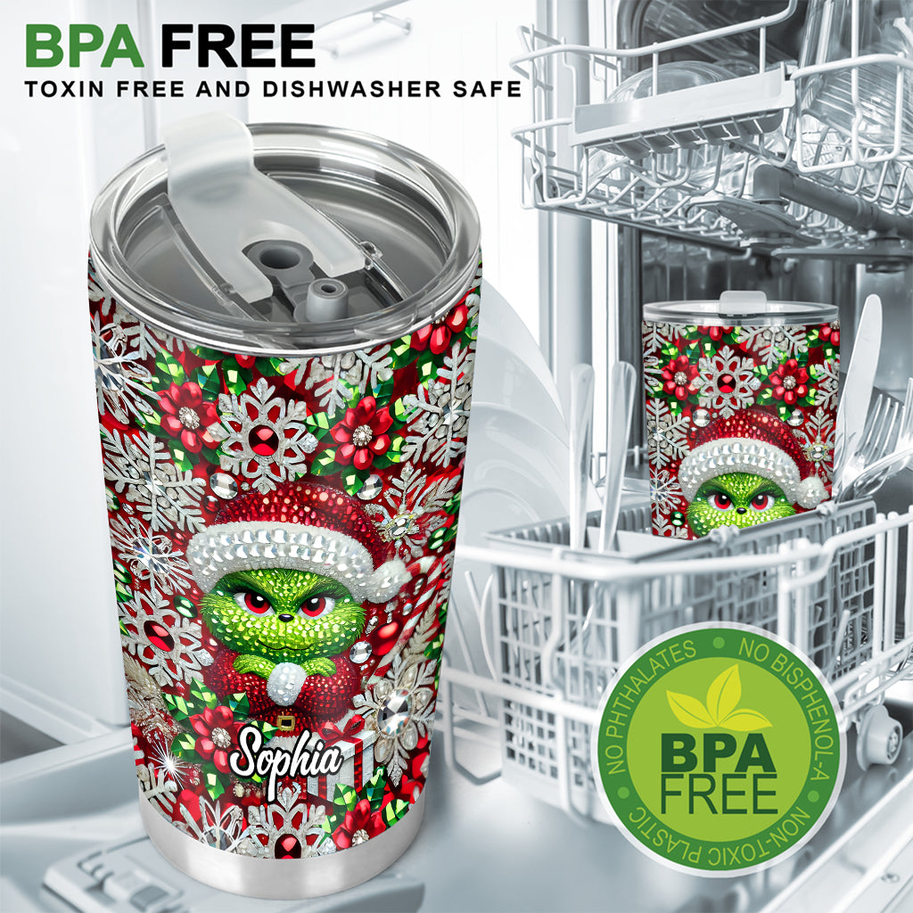 Merry Grinchmas - Personalized Stole Christmas Tumbler