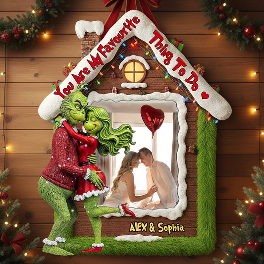 You Stole My Heart - Personalized Stole Christmas Wall Mirror With LED Light