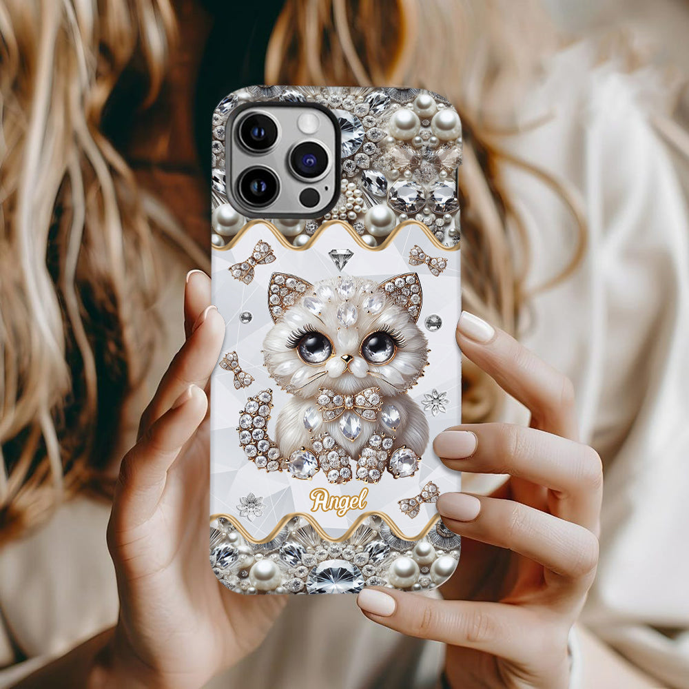 Coque de téléphone personnalisée avec motif chat persan « Love Persian Cat »