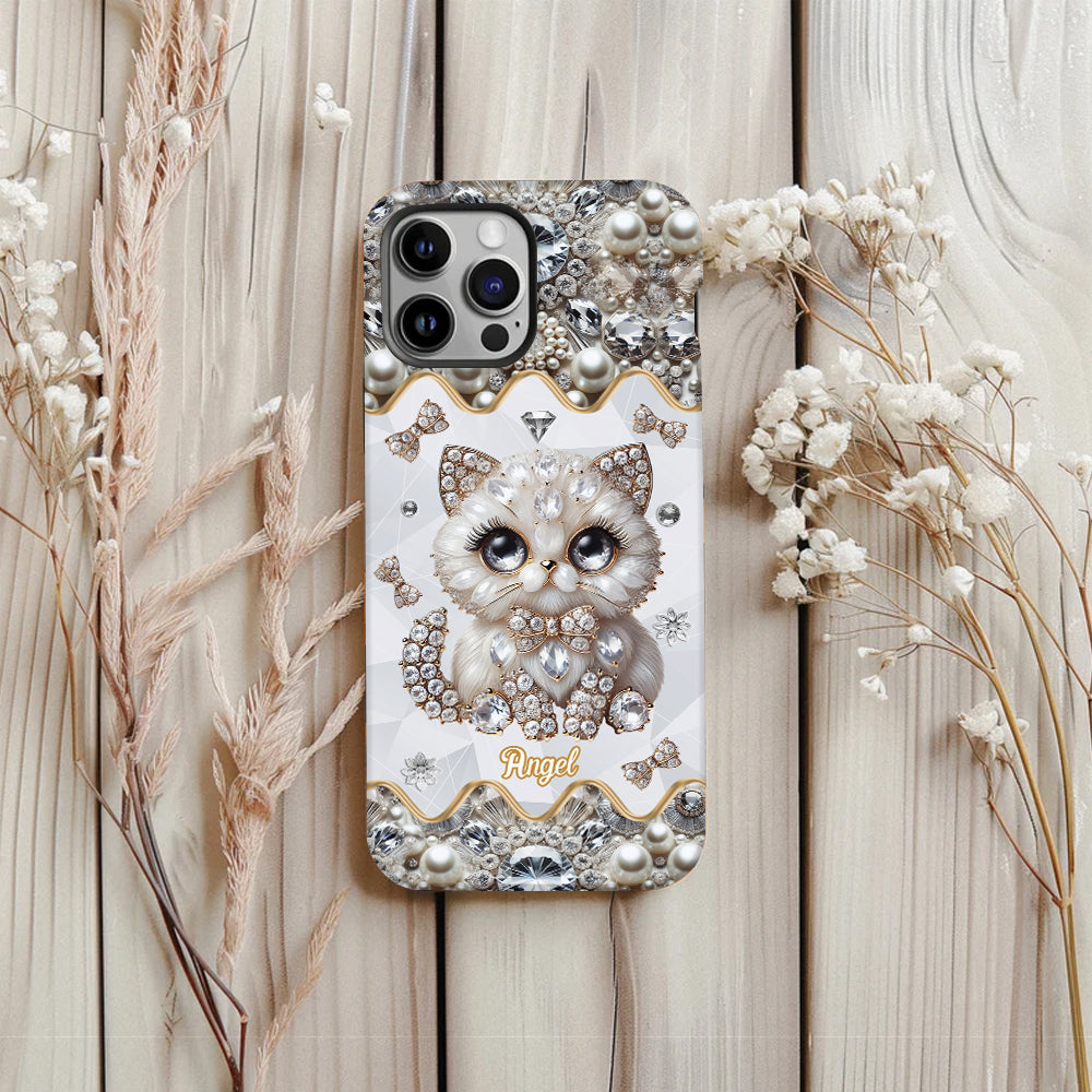Coque de téléphone personnalisée avec motif chat persan « Love Persian Cat »