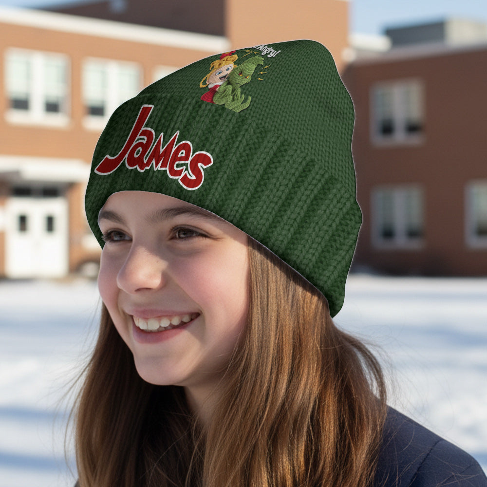 C'est tellement en colère - Bonnet de Noël personnalisé