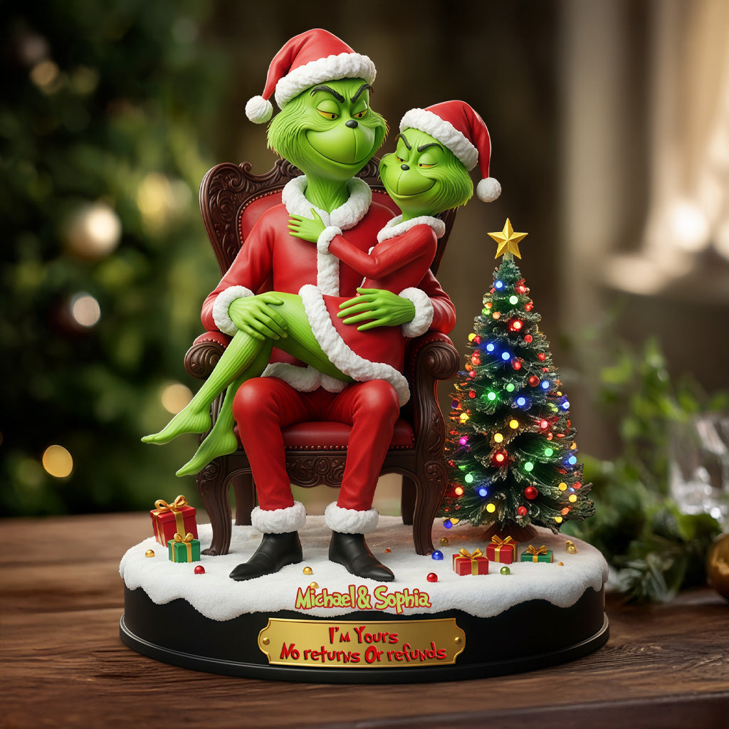 I'm Yours No Returns Or Refunds - Personalized Stole Christmas Custom Shaped Acrylic Plaque