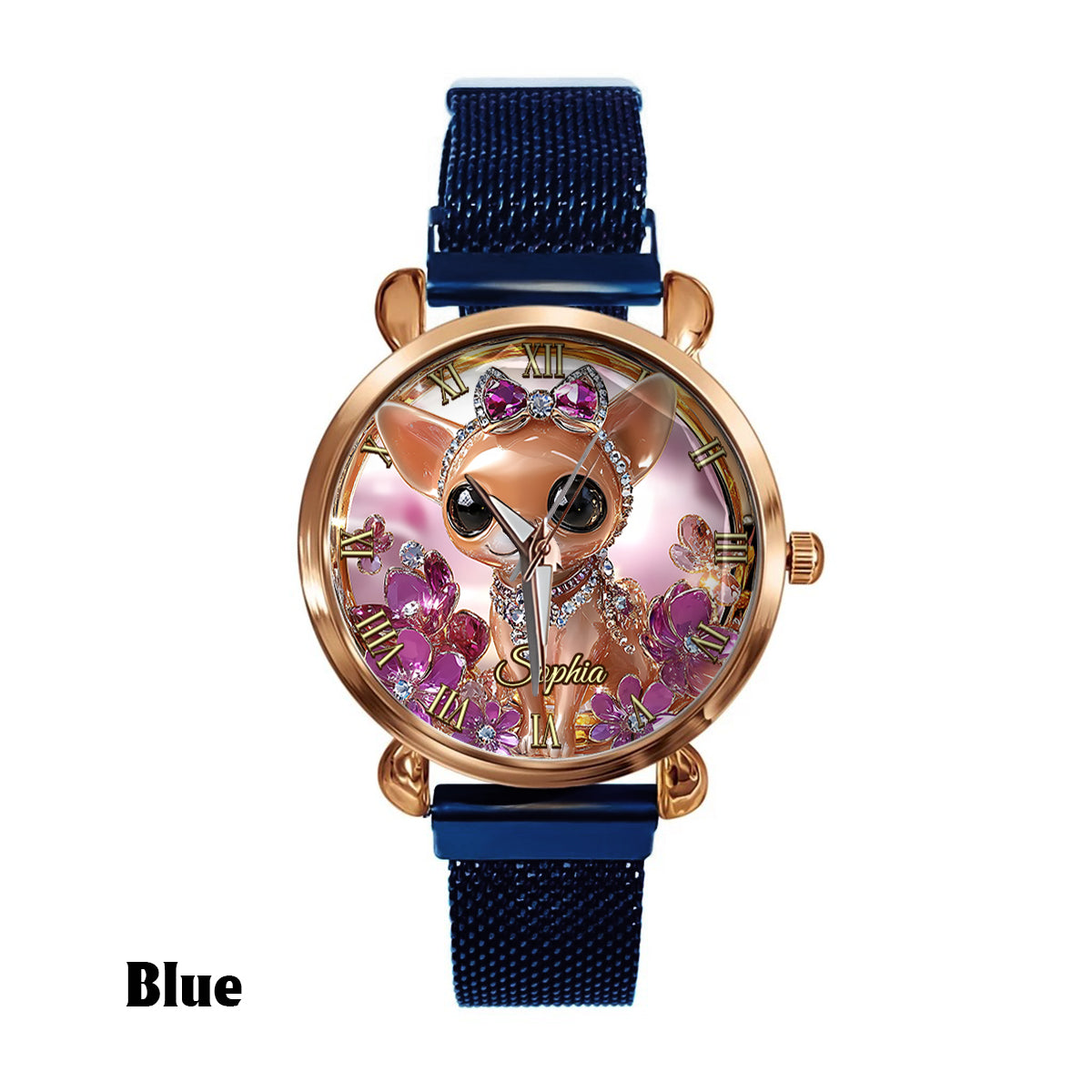 Love My Chihuahua - Personalized Dog Women Hand Watch