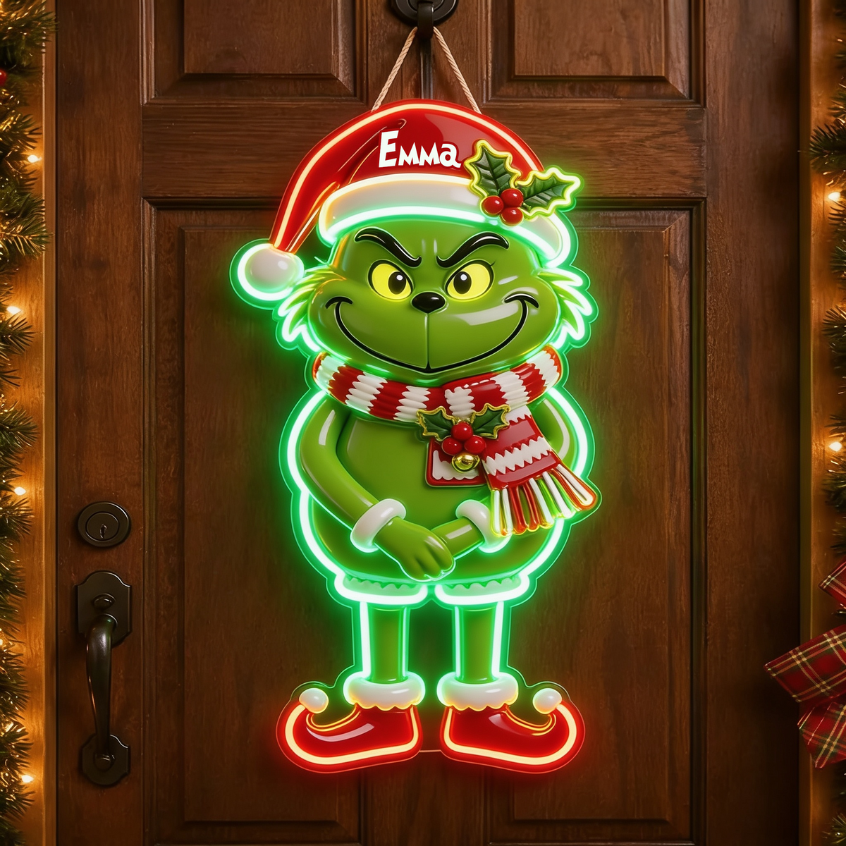Christmas Time - Personalized Stole Christmas Neon LED Light Sign
