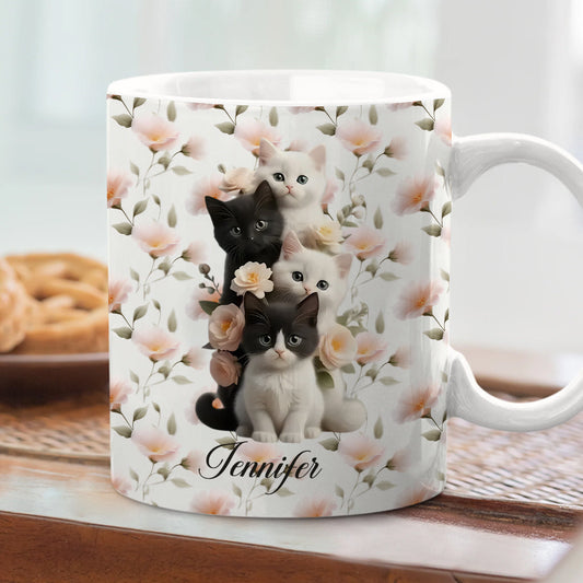 Adorables chatons - Mug personnalisé pour chat