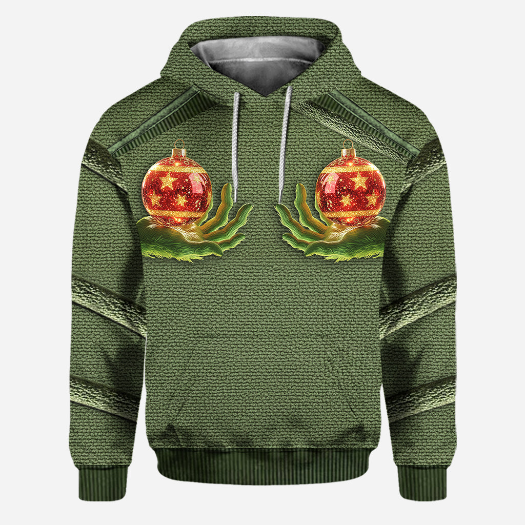 J'ai volé mon cœur - Sweat à capuche et legging de Noël personnalisés « Stole My Heart »