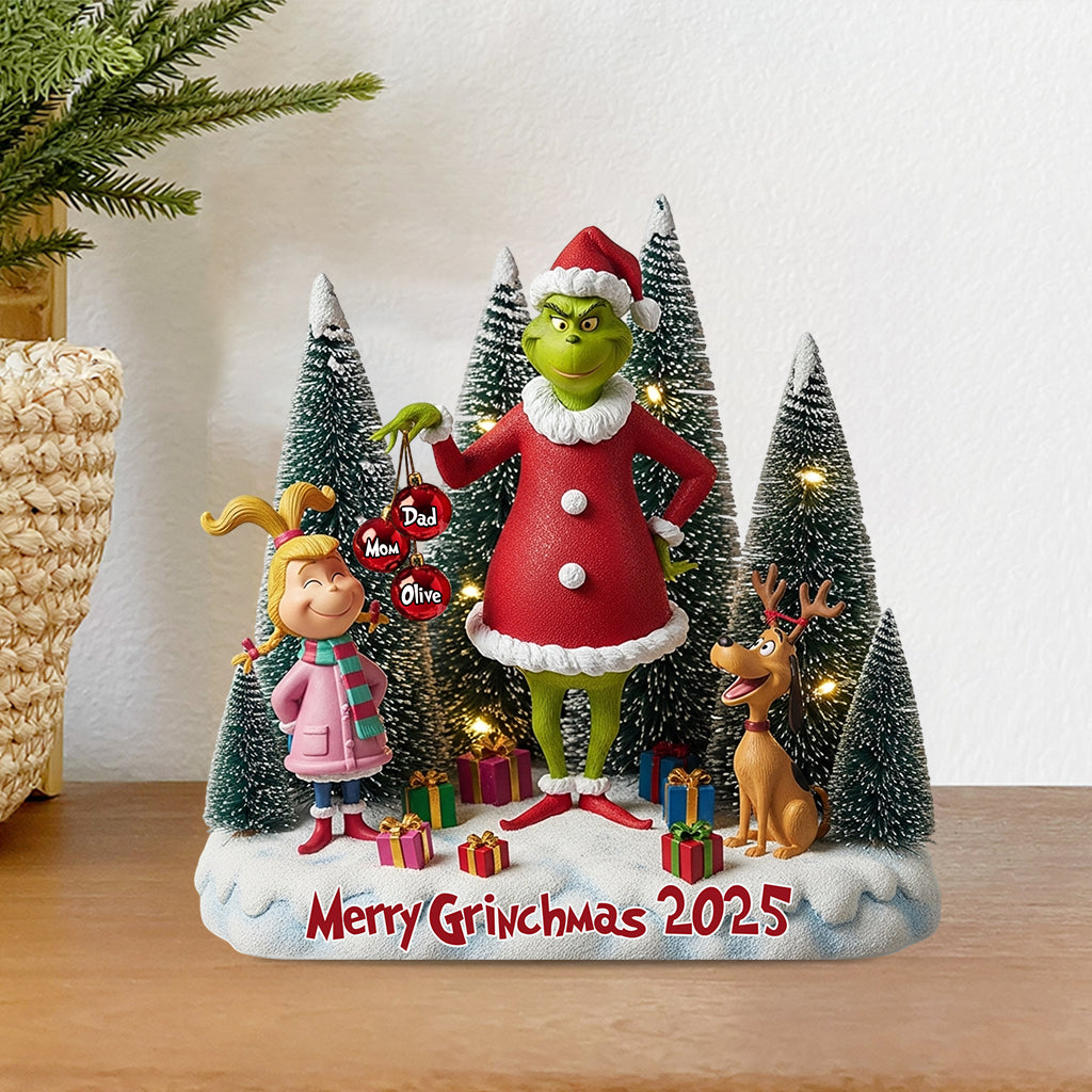 Joyeux Noël 2025 - Étole de Noël personnalisée, plaque acrylique sur mesure