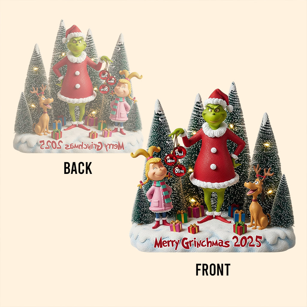 Joyeux Noël 2025 - Étole de Noël personnalisée, plaque acrylique sur mesure