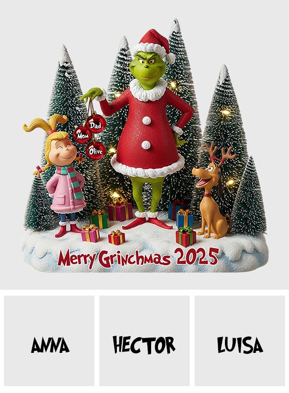 Joyeux Noël 2025 - Étole de Noël personnalisée, plaque acrylique sur mesure