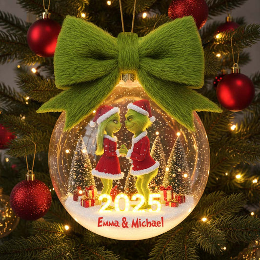 You & Me We Got This - Personalized Stole Christmas LED Light Ornament