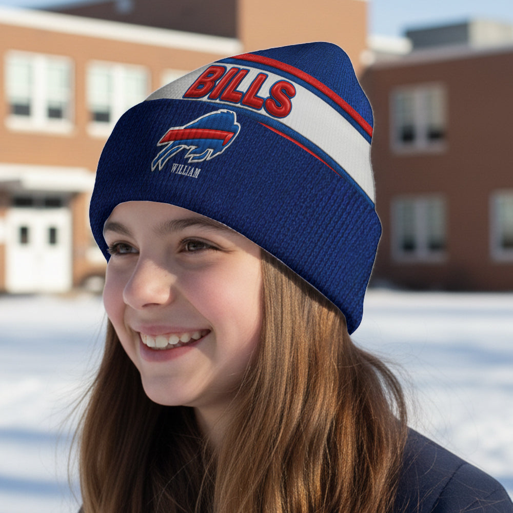 Équipe de football de Buffalo - Bonnet de football américain personnalisé