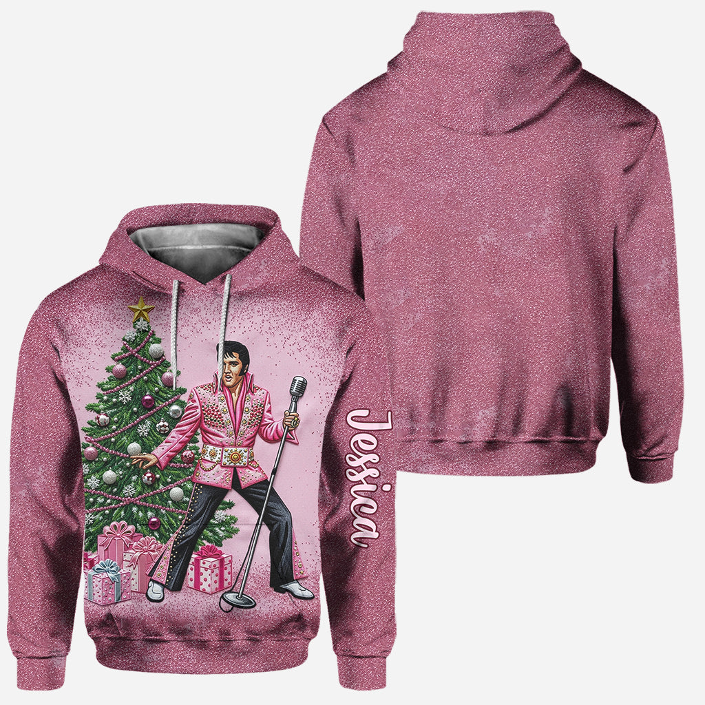 Rose Magique - Sweat à capuche et legging personnalisés King of Rock and Roll