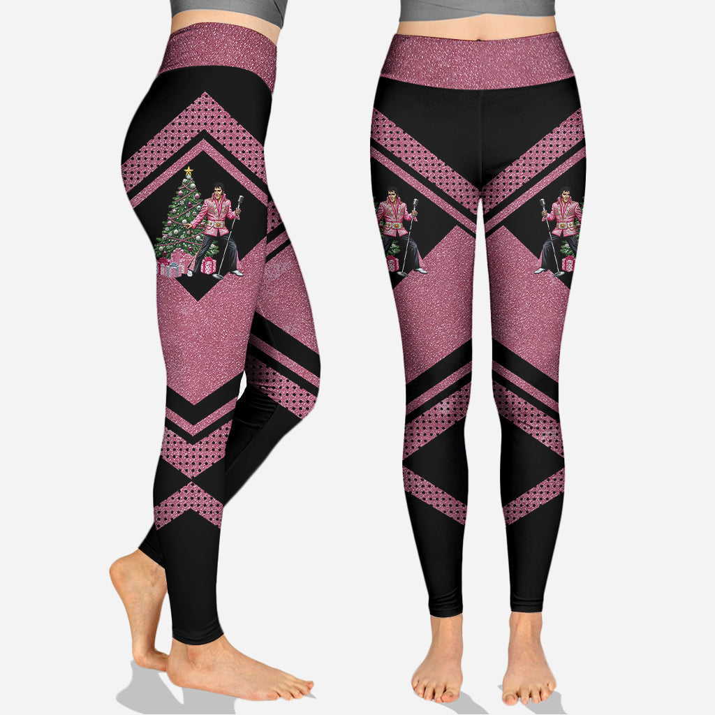 Rose Magique - Sweat à capuche et legging personnalisés King of Rock and Roll