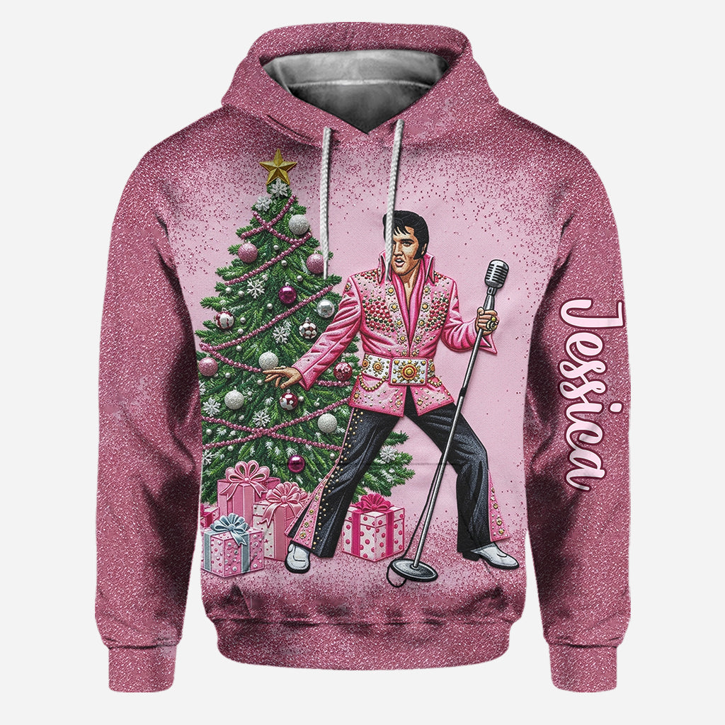 Rose Magique - Sweat à capuche et legging personnalisés King of Rock and Roll