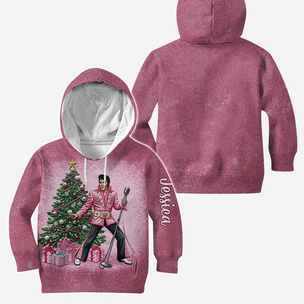Rose Magique - Sweat à capuche et legging personnalisés King of Rock and Roll