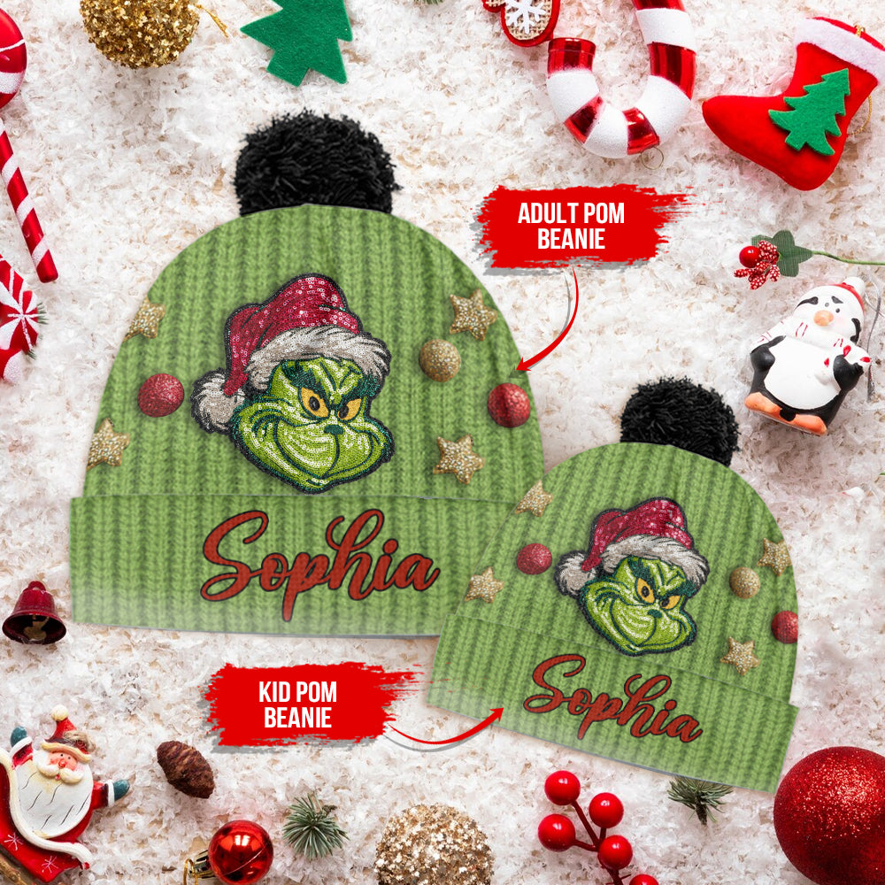 Ew People - Personalized Stole Christmas Beanie Hat
