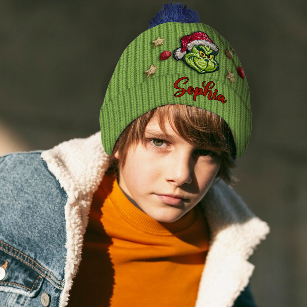 Ew People - Personalized Stole Christmas Beanie Hat