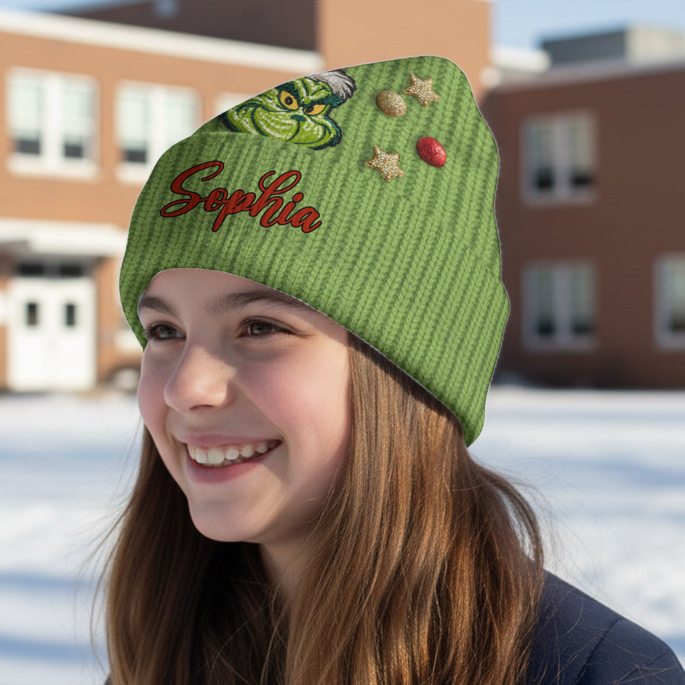 Ew People - Personalized Stole Christmas Beanie Hat