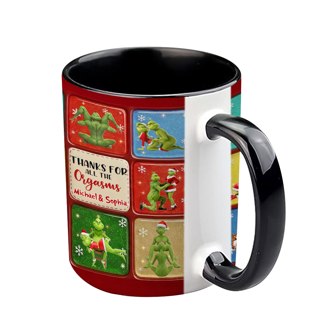 Joyeux Grinchmas - Mug personnalisé avec étole de Noël