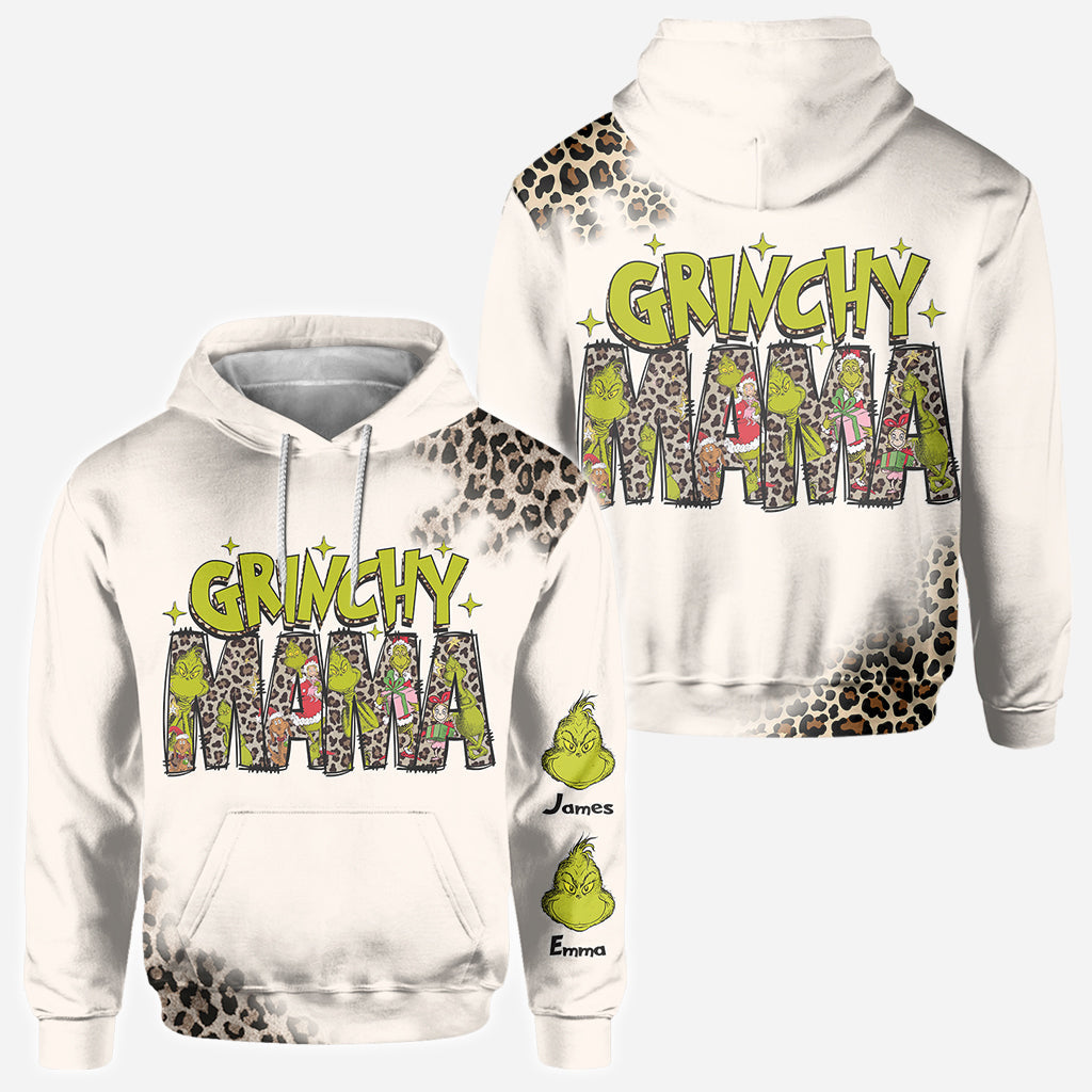 Grinchy Mama/ Nana - Personalized Stole Christmas All Over Shirt