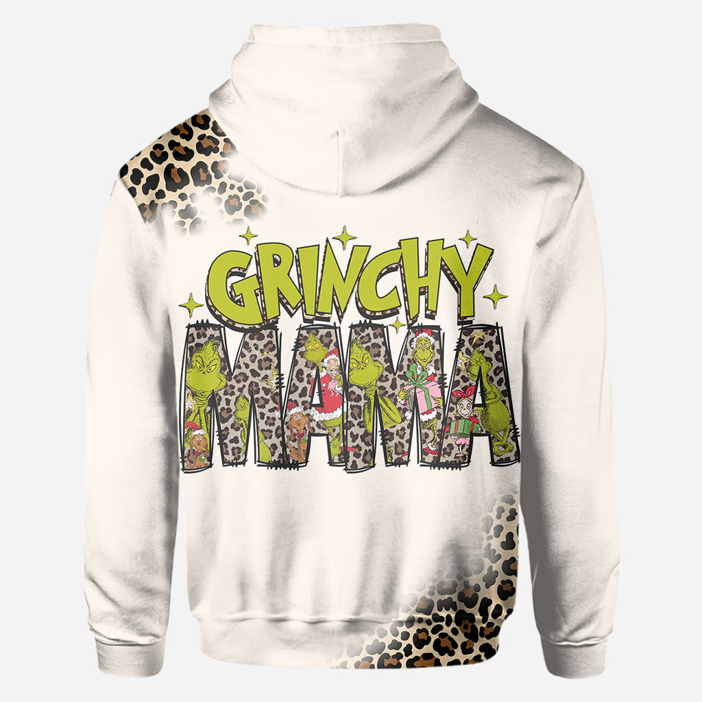 Grinchy Mama/ Nana - Personalized Stole Christmas All Over Shirt