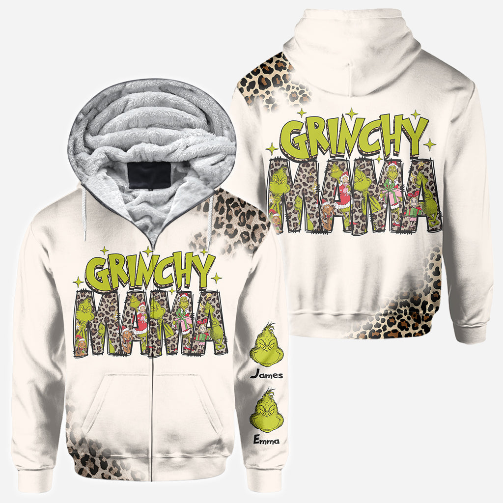 Grinchy Mama/ Nana - Personalized Stole Christmas All Over Shirt