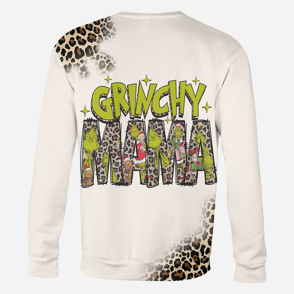 Grinchy Mama/ Nana - Personalized Stole Christmas All Over Shirt