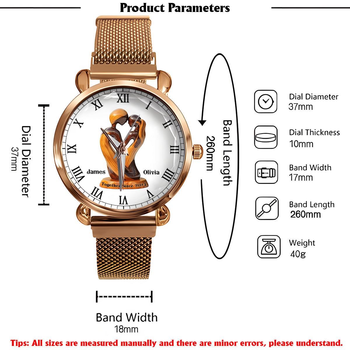 You And Me We Got This - Personalized Couple Women Hand Watch