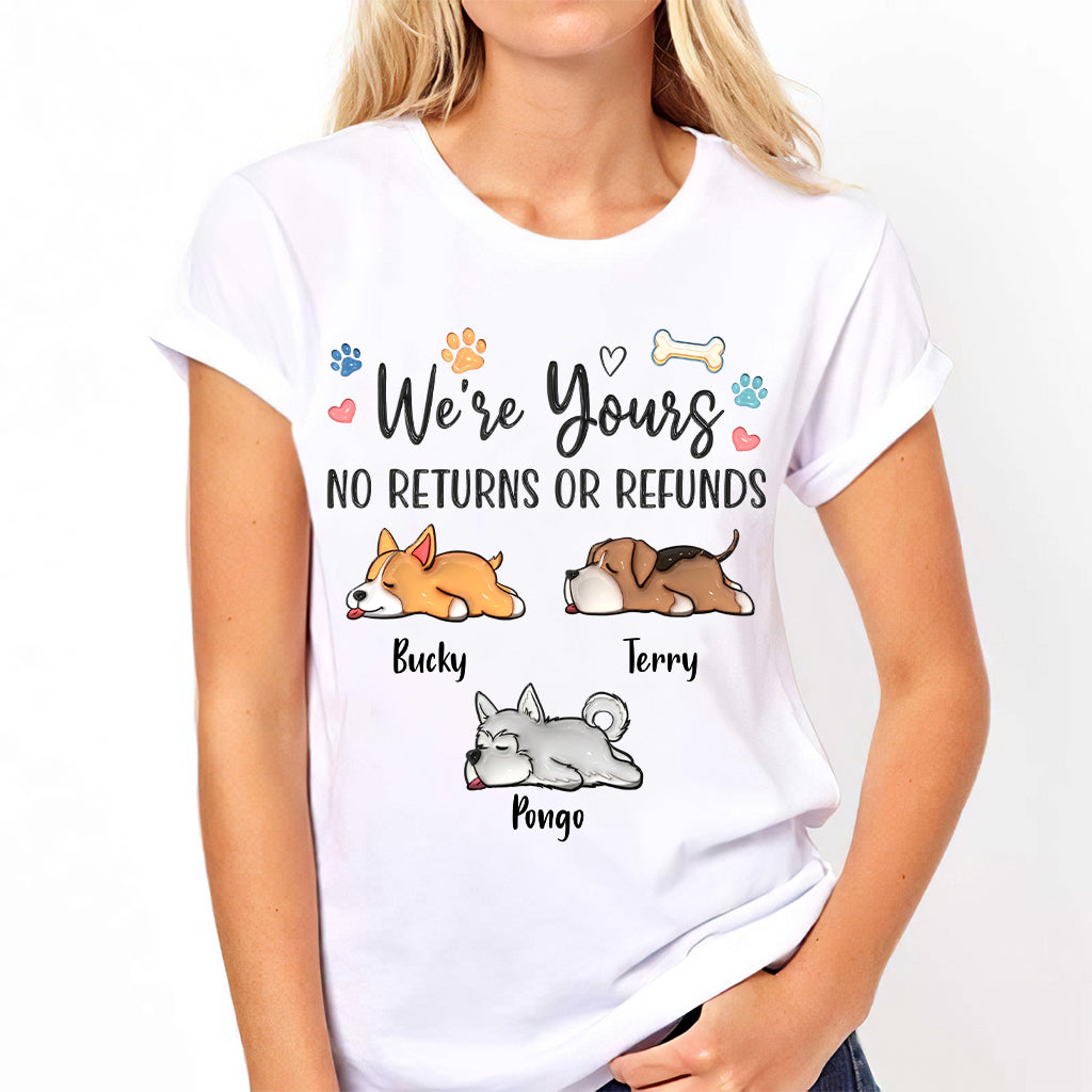We're Yours - Personalized Dog T-shirt And Hoodie