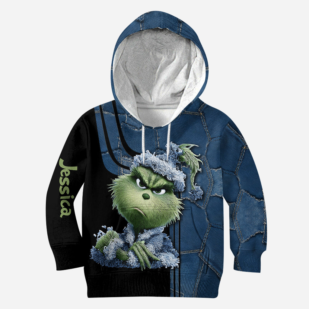 Joyeux Noël ! - Sweat à capuche et legging personnalisés avec étole de Noël