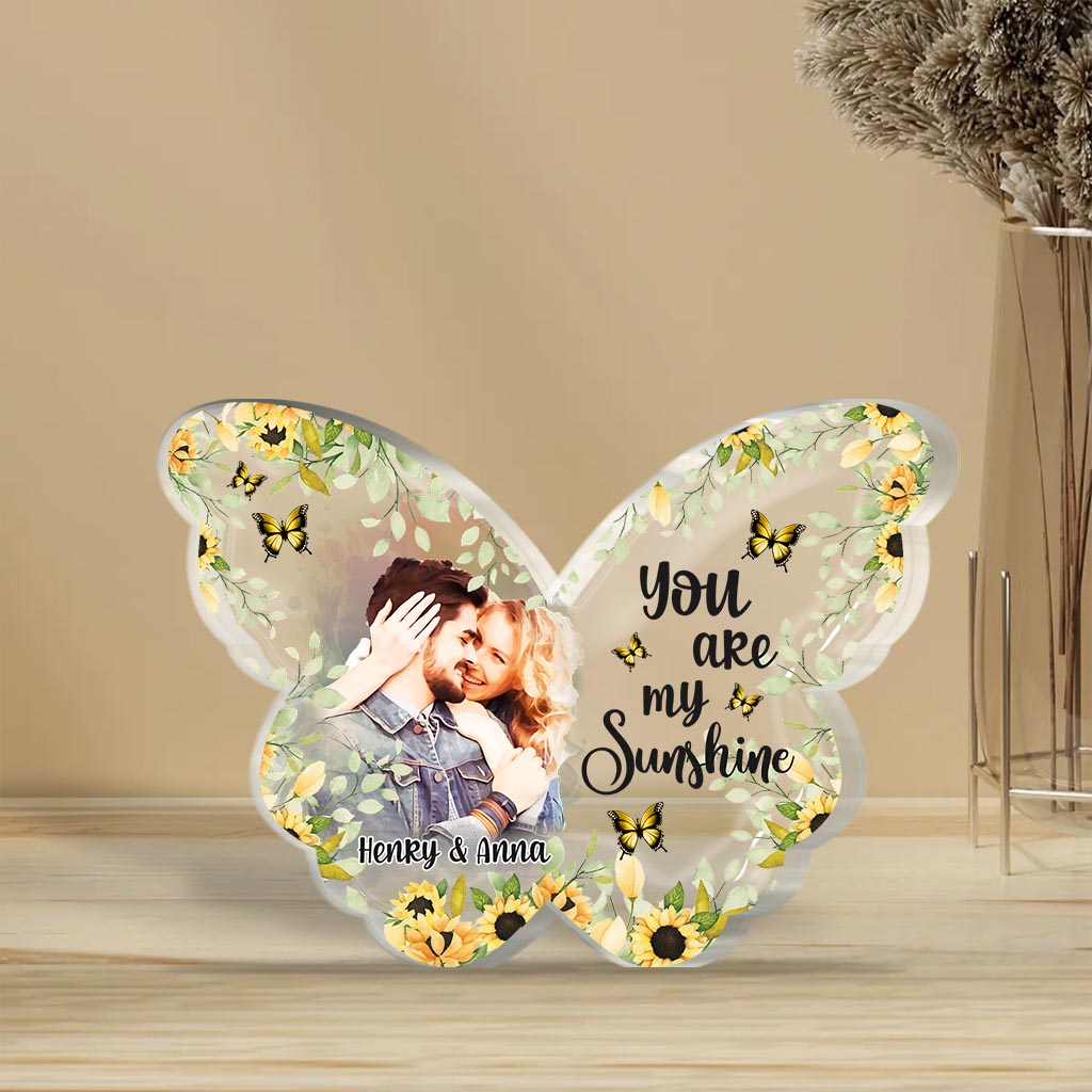 Tu es mon rayon de soleil - Plaque acrylique personnalisée pour maman