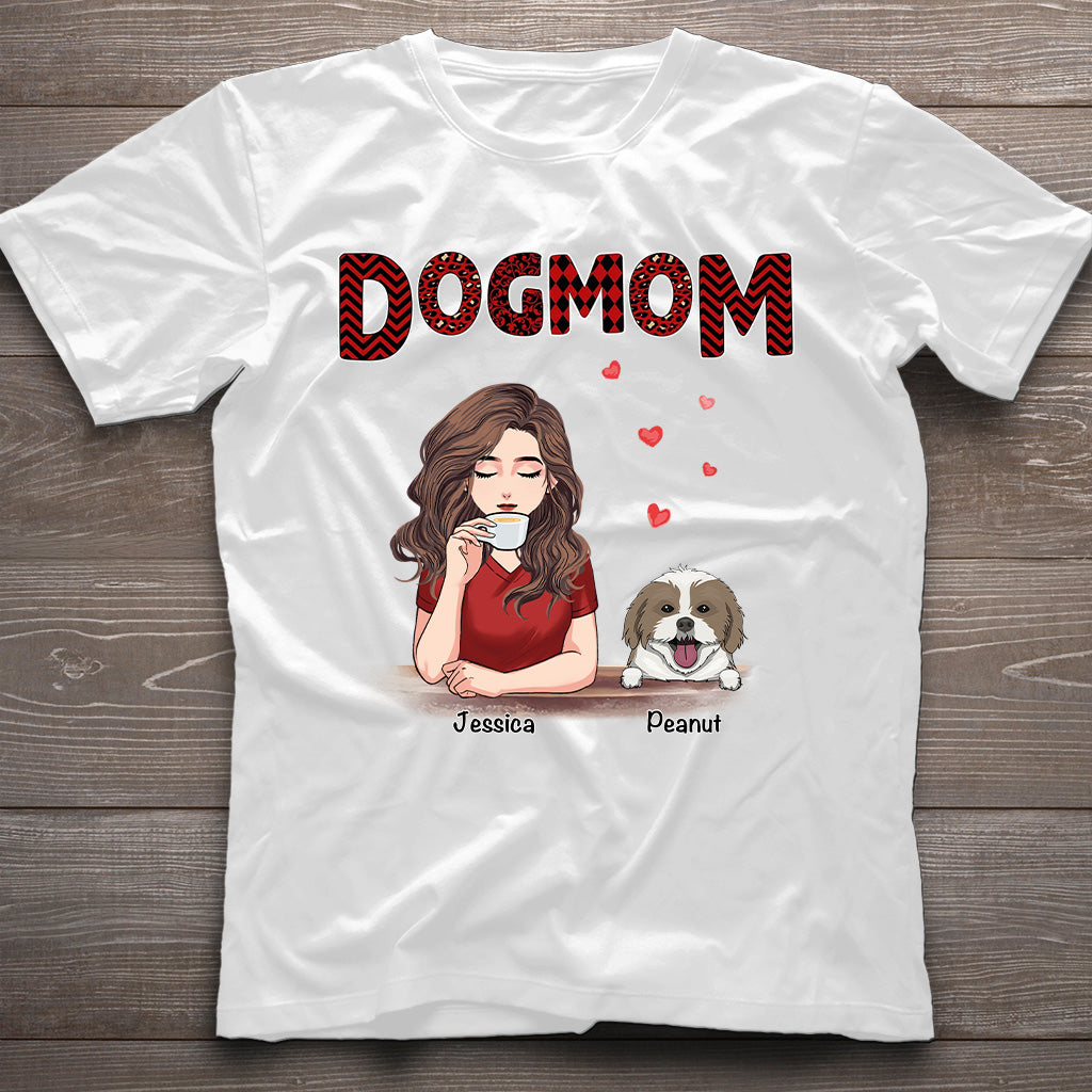 Maman de chien - T-shirt et sweat à capuche personnalisés pour la fête des mères
