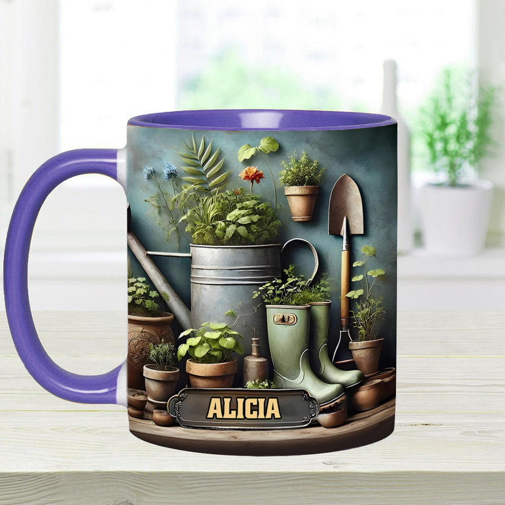 Mug personnalisé Green Garden - Décoration de jardinage