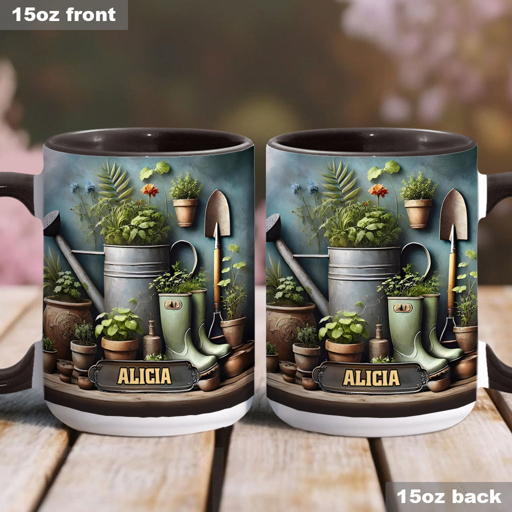 Mug personnalisé Green Garden - Décoration de jardinage