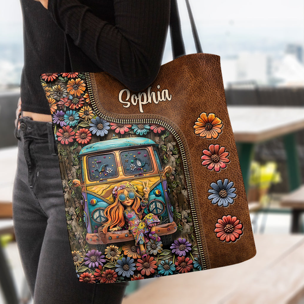 Sac fourre-tout hippie personnalisé Hippie Soul