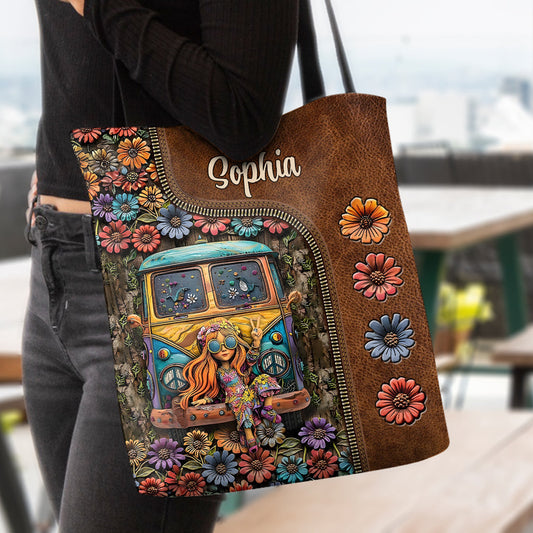 Sac fourre-tout hippie personnalisé Hippie Soul